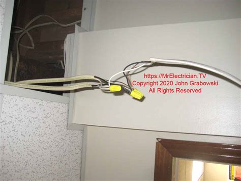 extending wires junction box|splicing romex without a box.